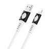 Кабель USB BOROFONE BX35 Carib, USB - Lightning, 2.4А, 1 м, белый 6931474720153 (МСК) оптом