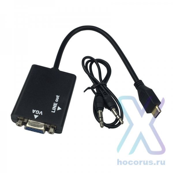 Переходник HDMI - VGA - 3.5 Jack Орбита OT-AVW21(VHC-2) оптом