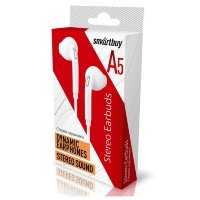 Наушники вакуумные Smartbuy A5 SBE-202K White коробка