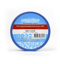 Изолента Smartbuy 0.13х15мм 20 метров синяя