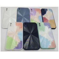 Накладка iPhone 7/8 темно-синий силиконовая "имитация стекла" 00-00044342 (МСК)