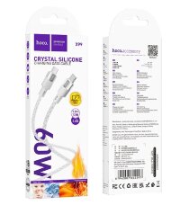 Кабель Type-C HOCO X99 60W Type-C серый 6942007602297 (МСК)
