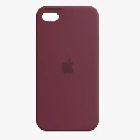 Silicone Case iPhone 7/8 бордовый Накладка силиконовая под оригинал "с логотипом" 00-00044606 (МСК)