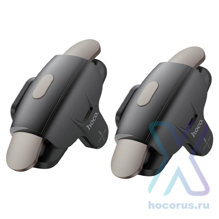 Триггеры HOCO GM6 Wild wolf pulse, на корпус, черный+серый 6931474751959 (МСК) оптом