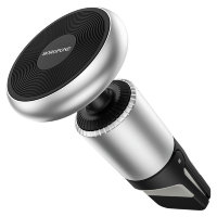 Автомобильный держатель BOROFONE BH47 Cool move air outlet, черный+серебрянный, на воздуховод 6931474748386 (МСК)