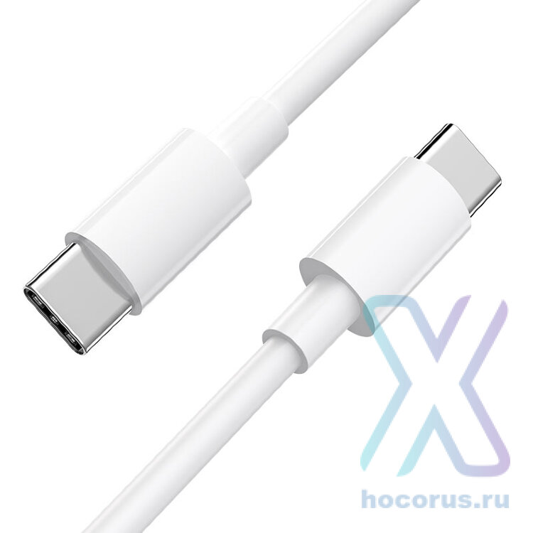 Кабель USB HOCO X51 High-power, Type-C - Type-C, 5A, 1 м, белый 6931474734754 (МСК) оптом