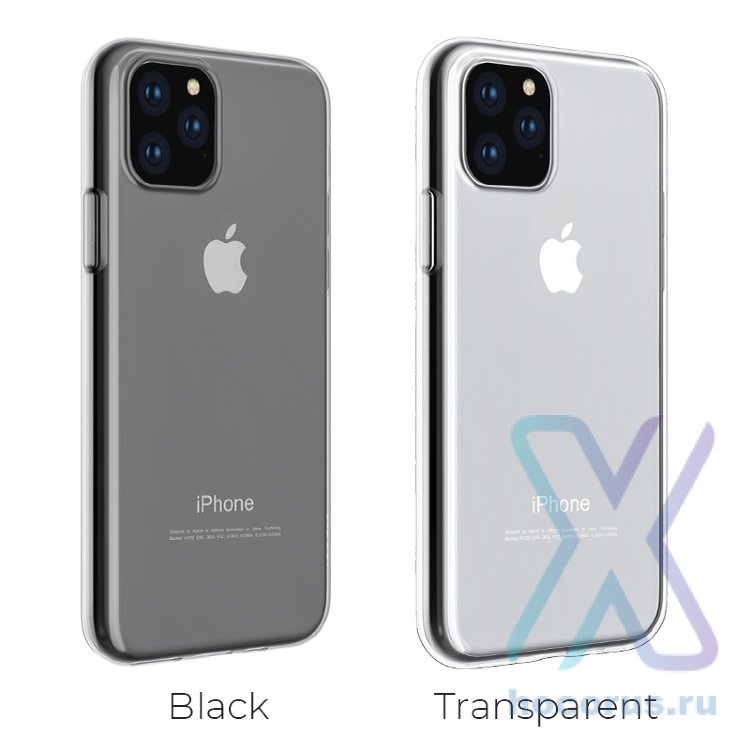 Чехол HOCO TPU Light Series для iPhone 11, прозрачный, 0,8 мм 6931474714213 (МСК) оптом