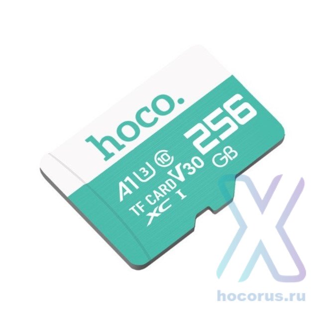 Карта памяти TF HOCO TF high speed, 256GB, голубое озеро 6931474763082 (МСК) оптом