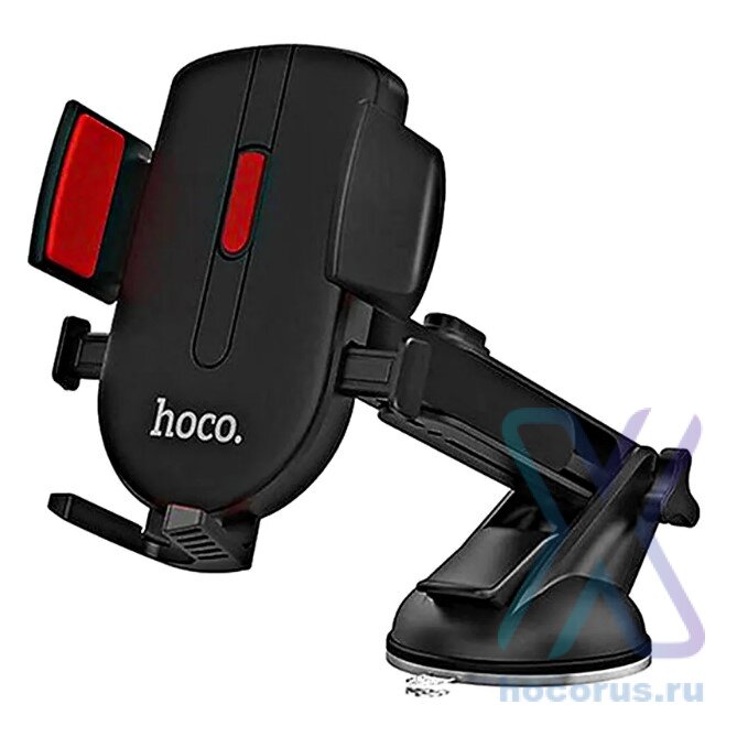 Держатель HOCO CAD01 чёрный-красный 6931474716569 (МСК) оптом