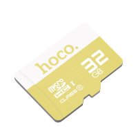 Карта памяти TF HOCO TF high speed, 32GB, желтый 6957531085812 (МСК)