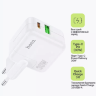 СЗУ HOCO C111A Lucky dual-port PD30W+QC3.0 White оптом