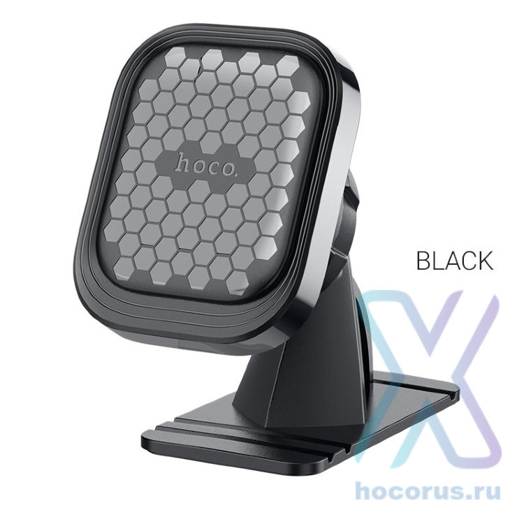 Автомобильный держатель HOCO S47 Fuerte, черный, на клею 6931474735805 (МСК) оптом