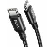 Кабель USB HOCO X14 Double speed, Type-C - Type-C, 3A, 20W, 1 м, черный 6931474752215 (МСК) оптом