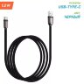Кабель USB HOCO U74 Grand, USB - Type-C, 3A, 1.2 м, черный 6931474715111 (МСК) оптом