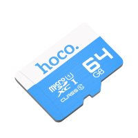 Карта памяти TF HOCO TF high speed, 64GB, синий 6957531085829 (МСК)