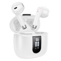 Беспроводные наушники HOCO EW36 Delicate, Bluetooth, 400 мАч, белый 6931474791399 (МСК)