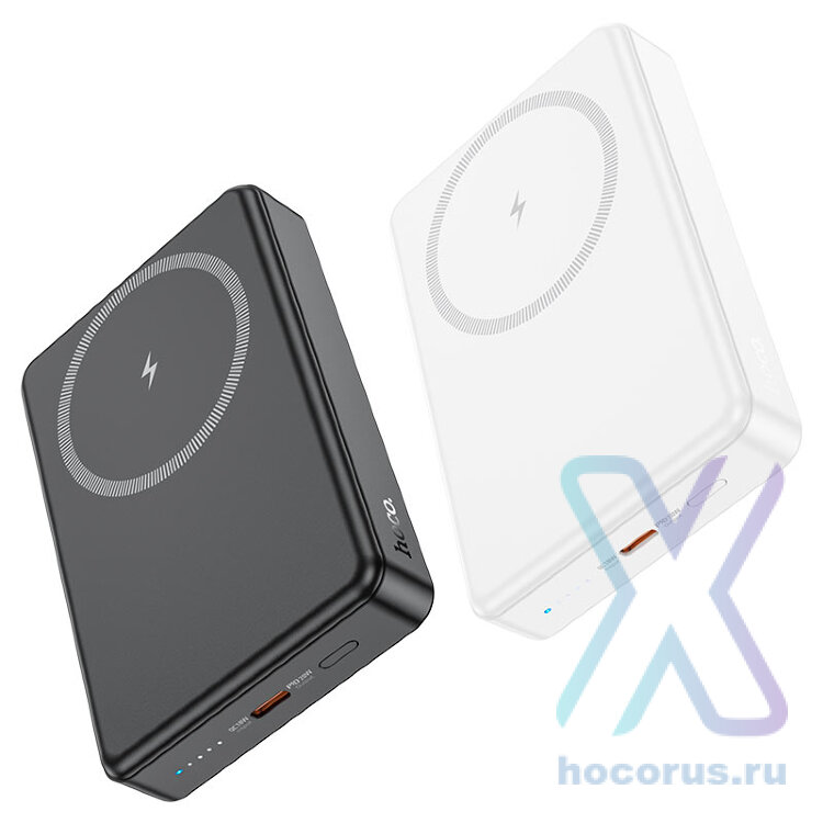 Внешний аккумулятор HOCO J125A с беспроводной зарядкой Power PD20W magnetic fast charging power bank(10000mAh) оптом
