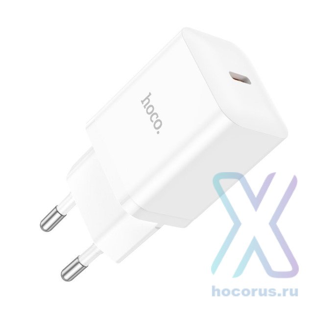 Зарядное устройство HOCO N27 Innovative USB-C, 20W, белый 6931474783455 (МСК) оптом