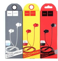 Проводные наушники HOCO M14 inital, Jack 3.5mm, 1.2 м, белый, контроллер с микрофоном 6957531049333 (МСК)