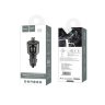FM - Трансмиттер HOCO E19 Smar, 2*USB, 2.4A, серый металлик, дисплей/bluetooth 6957531067276 (МСК) оптом