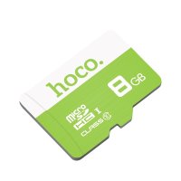 Карта памяти TF HOCO TF high speed, 8GB, зеленый 6957531085799 (МСК)