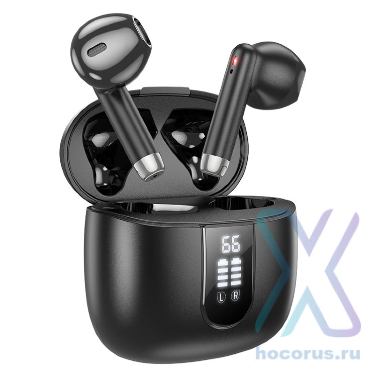 Беспроводные наушники HOCO EW36 Delicate, Bluetooth, 400 мАч, черный 6931474791382 (МСК) оптом