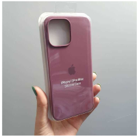 Silicone Case iPhone 13 бордовый Накладка силиконовая под оригинал "с логотипом" закрытая 00-00044705 (МСК)