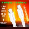 Кабель Type-C - Type-C BOROFONE BX80 60W charging data cable white оптом