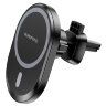 Универсальный держатель Borofone BH201 magnetic wireless fast charging car holder Black оптом