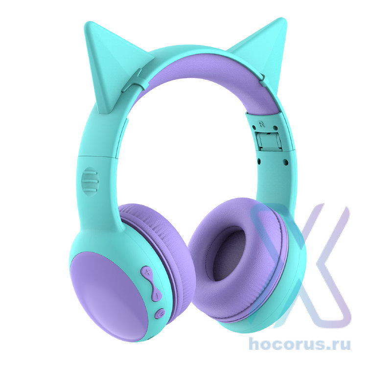 Полноразмерная bluetooth - гарнитура Perfeo Kids Blue оптом