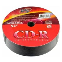 Диск записываемый CD-R  VS 80 52x sp/25