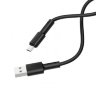 Кабель USB - microUSB BOROFONE BX31 1 m силиконовый Black оптом