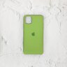 Silicone Case iPhone 13 зеленый Накладка силиконовая под оригинал "с логотипом" закрытая 00-00044720 (МСК) оптом