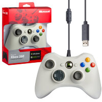 (ИСА.МСК) Джойстик XBOX 360 Wired Controller (проводной) белый  IS969993