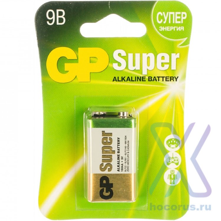 Элемент питания GP F22 LR SUPER Ht+ BL/1 оптом