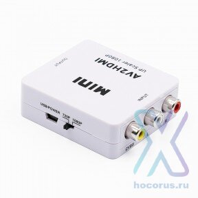Переходник 3xRCA - HDMI(выход) Орбита OT-AVW52 оптом