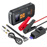 Пуско-зарядное устройство / Внешний аккумулятор HOCO QS2 Land portable smart air pump emergency with start-up power bank(8000mAh)