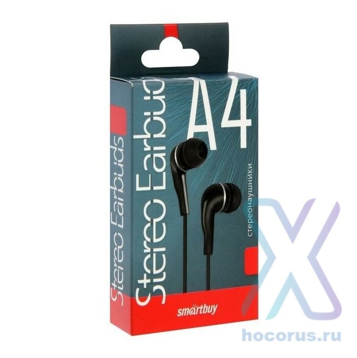 Наушники вакуумные Smartbuy A4 SBE-011 Black оптом