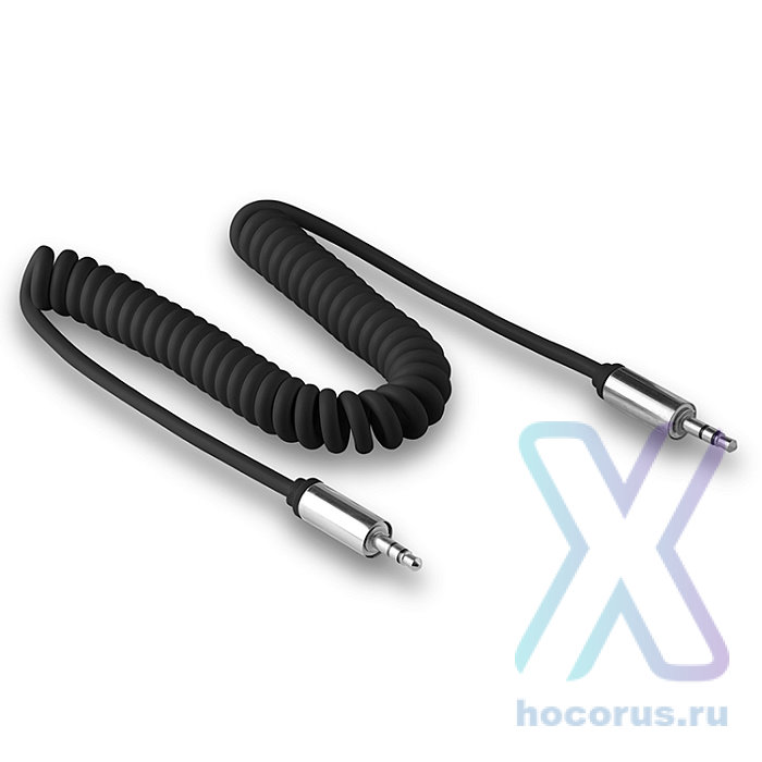 Кабель AUX WALKER 3.5mm A-A WCA-510 Black оптом
