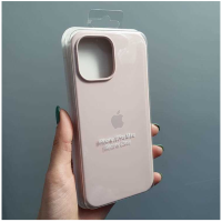 Silicone Case iPhone 13 молочный Накладка силиконовая под оригинал "с логотипом" закрытая 00-00043808 (МСК)