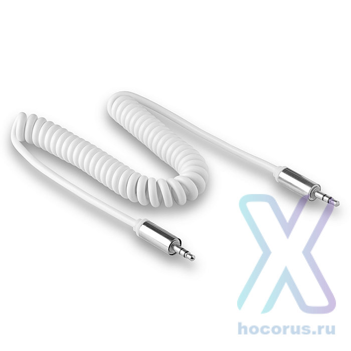 Кабель AUX WALKER 3.5mm A-A WCA-510 White оптом