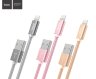 Кабель USB HOCO X2 knitted, USB - Lightning, 2.4А, 1 м, тусклый 6957531032168 (МСК) оптом