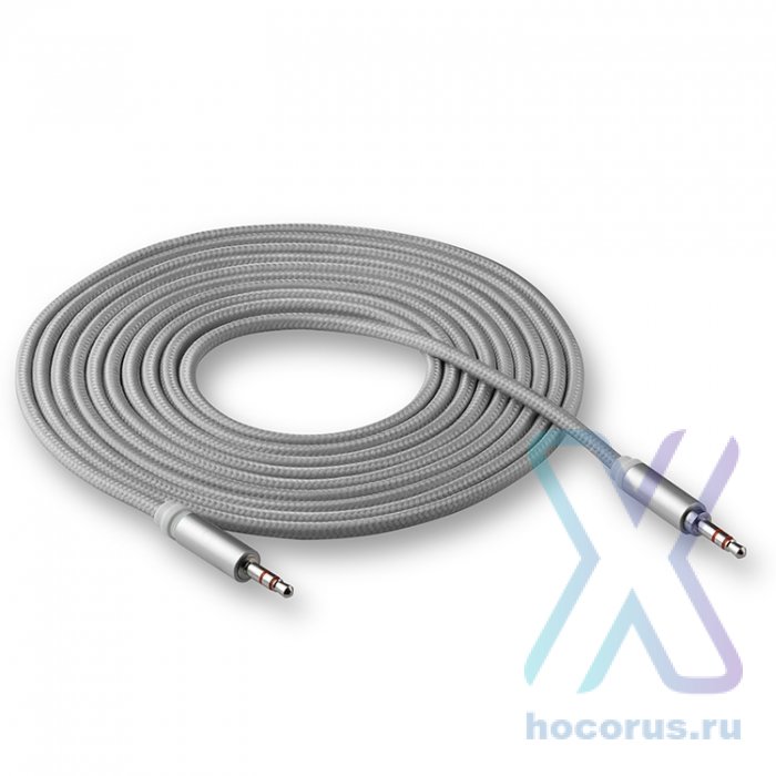 Кабель AUX WALKER 3.5mm A-A WCA-520 Grey оптом