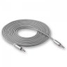 Кабель AUX WALKER 3.5mm A-A WCA-520 Grey оптом