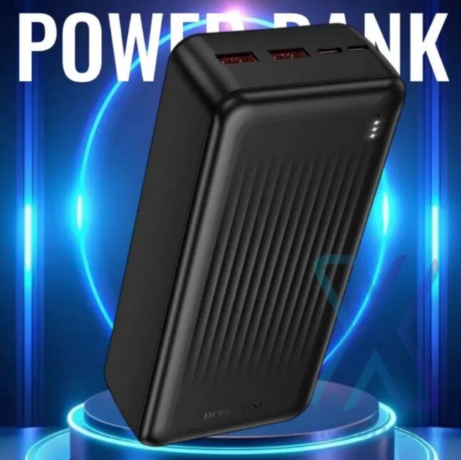 Внешний АКБ BOROFONE BJ80B (30000mAh) черный 6941991121630    (МСК) оптом