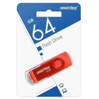 Флеш-накопитель 64 Gb Smartbuy Twist Red