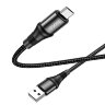 Кабель USB - microUSB HOCO X50 1m Nylon Black оптом