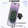 Универсальный держатель HOCO HW12 Guardian magnetic с беспроводной зарядкой Black оптом