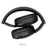Беспроводные наушники HOCO W23 Brilliant sound, Bluetooth, 300 мАч, черный, AUX/TF, контроллер, микрофон 6931474709608 (МСК) оптом