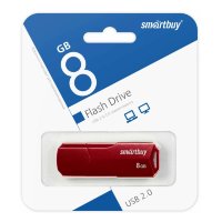 Флеш-накопитель 8 Gb SmartBuy Clue Red